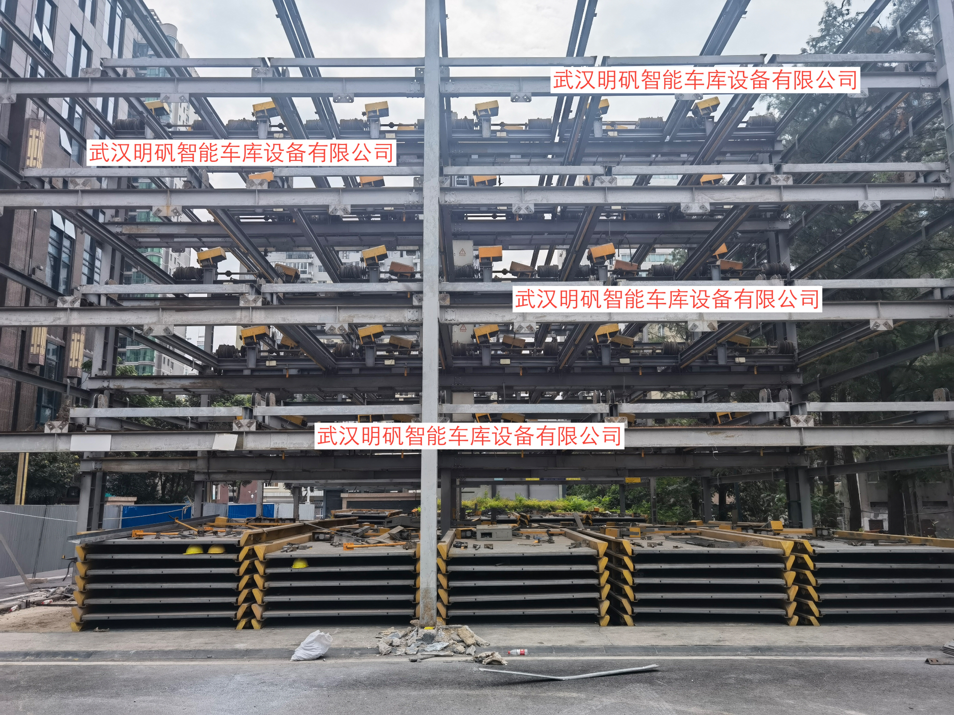 武漢市機(jī)械車位拆除案例